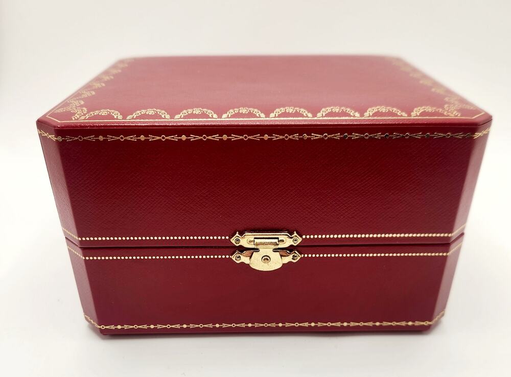 Authentic Cartier Red Presentation Watch Box Case COWA 0049 Vintage
